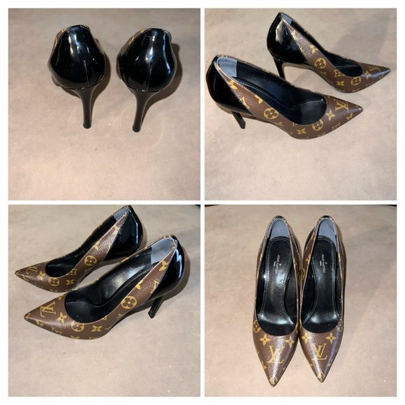 LOUIS VUITTON MONOGRAM CHERIE PUMPS/HEELS - Picture 3 of 11